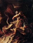 Salvator Rosa, Jason Charming the Dragon,